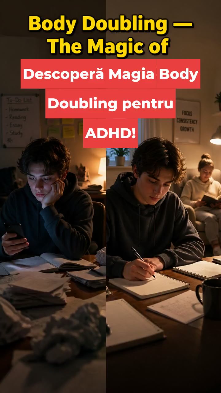 Descoperă Magia Body Doubling pentru ADHD!