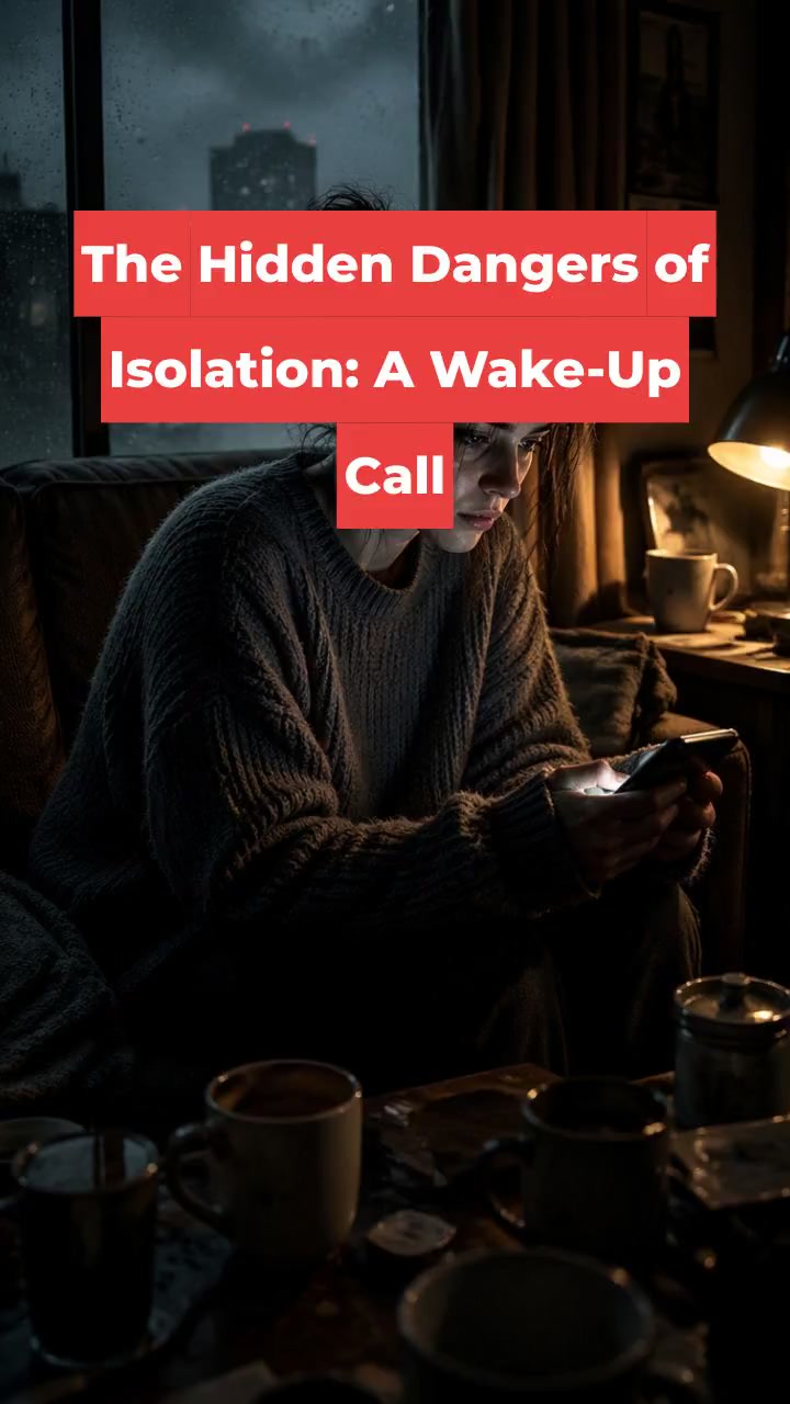The Hidden Dangers of Isolation: A Wake-Up Call