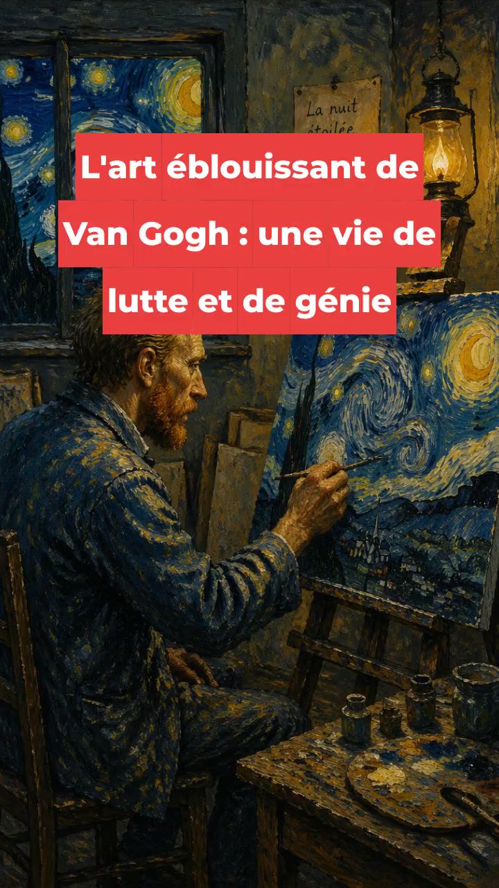 L'art éblouissant de Van Gogh : une vie de lutte et de génie