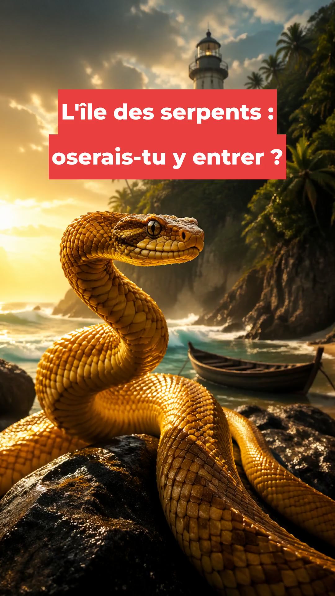 L'île des serpents : oserais-tu y entrer ?