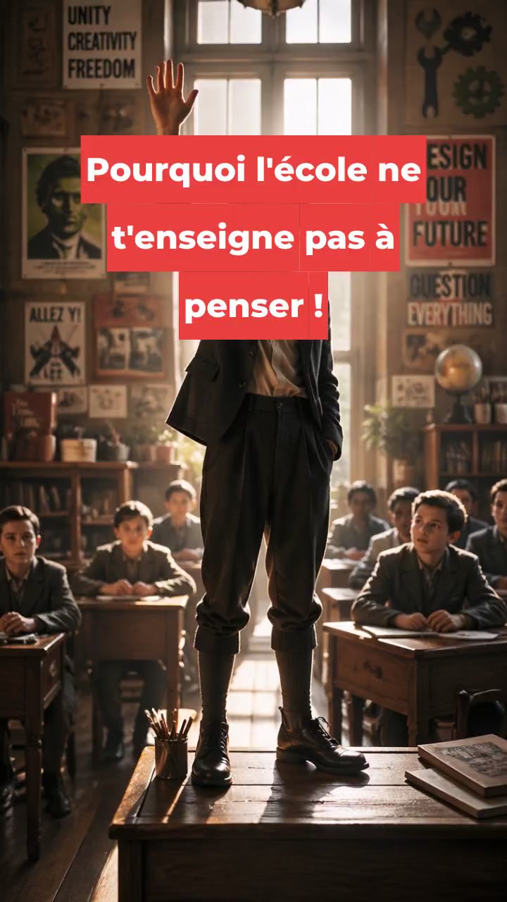 Pourquoi l'école ne t'enseigne pas à penser !