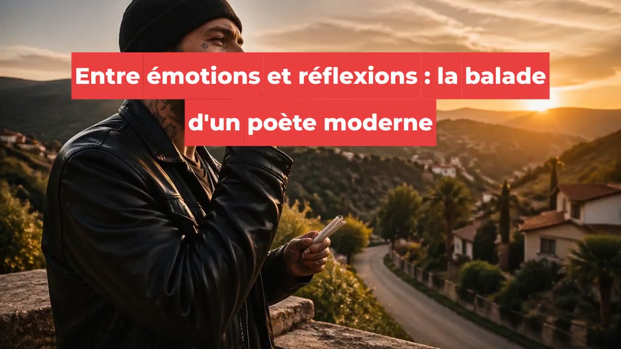Entre émotions et réflexions : la balade d'un poète moderne
