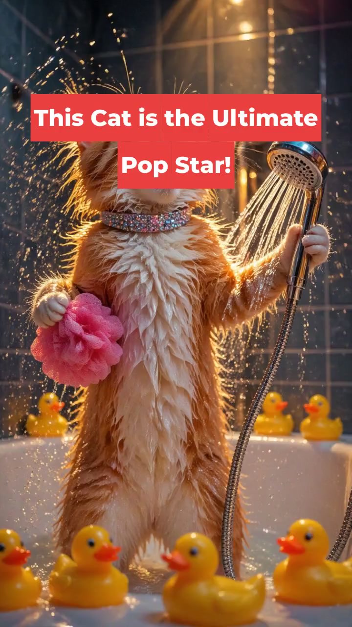 This Cat is the Ultimate Pop Star!