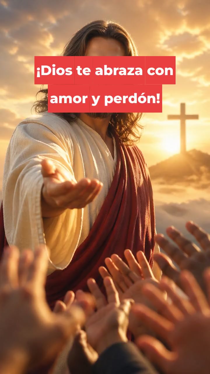 ¡Dios te abraza con amor y perdón!