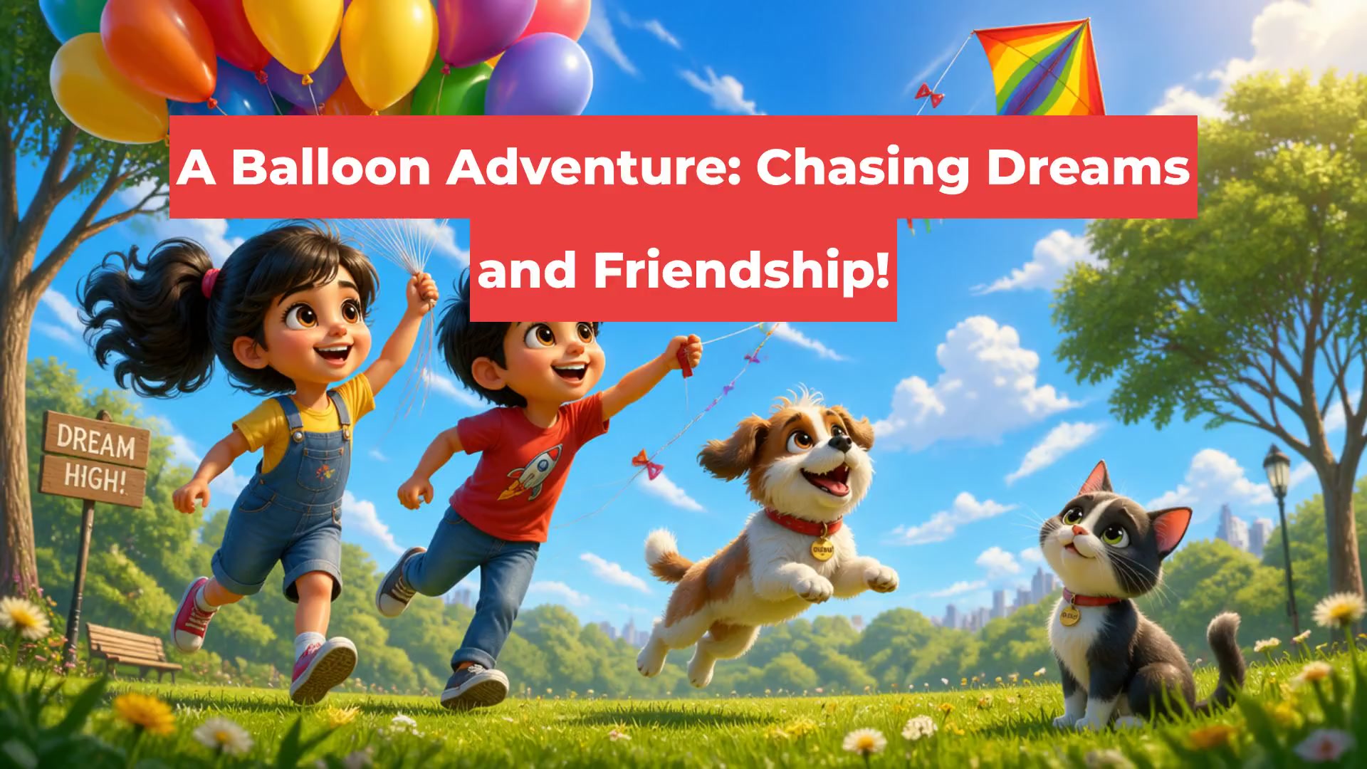 A Balloon Adventure: Chasing Dreams and Friendship!