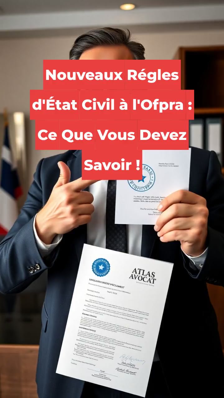 Nouveaux Régles d'État Civil à l'Ofpra : Ce Que Vous Devez Savoir !