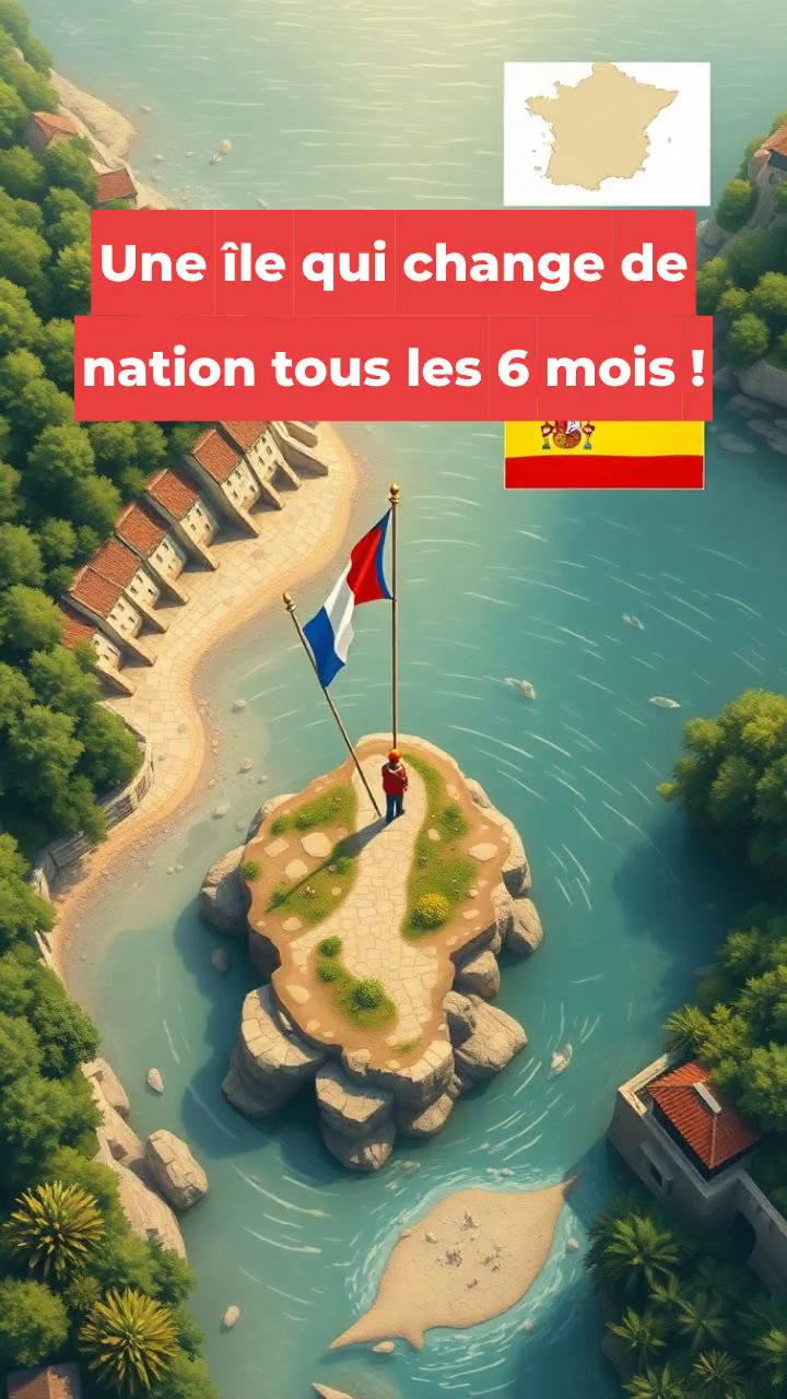 Une île qui change de nation tous les 6 mois !