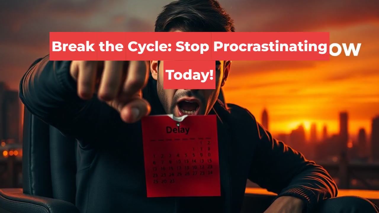 Break the Cycle: Stop Procrastinating Today!