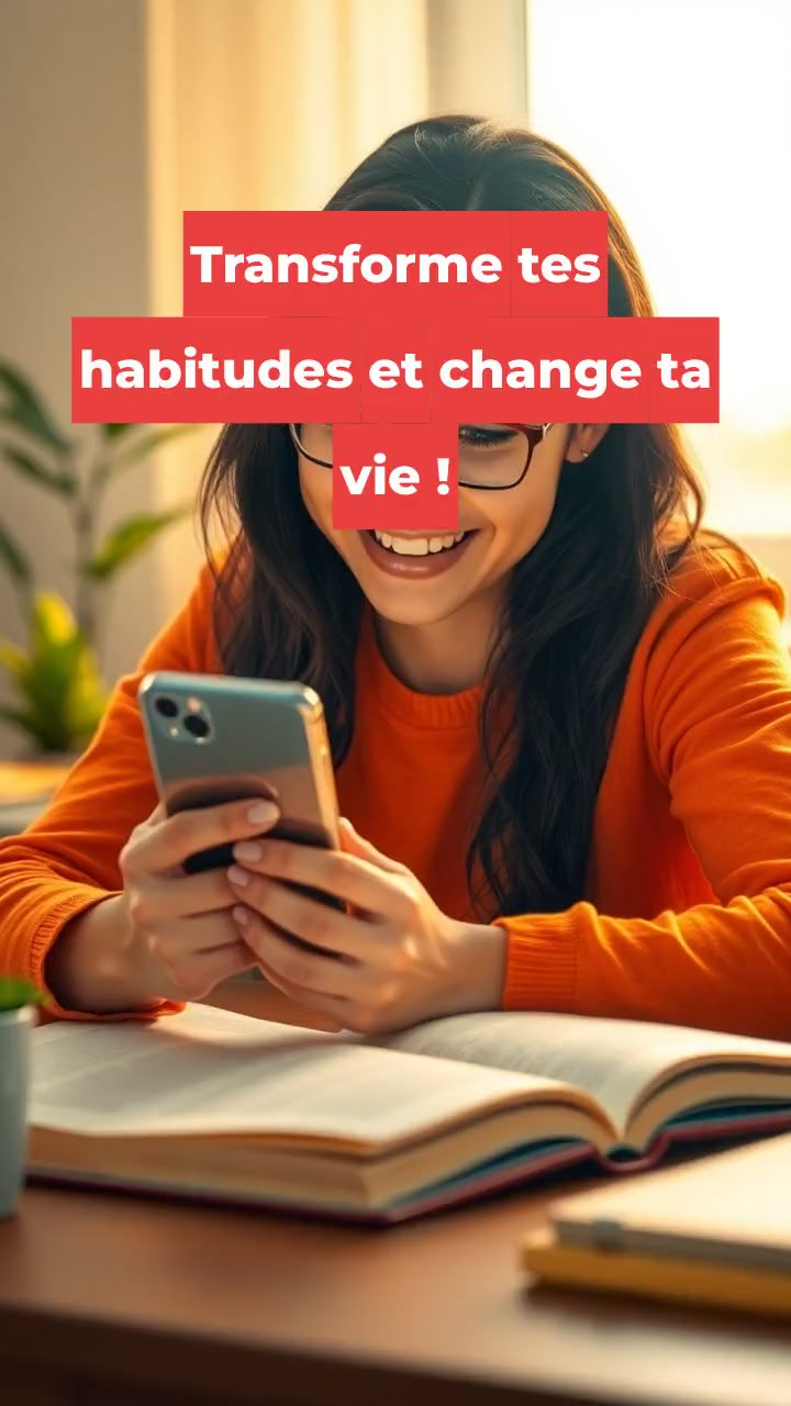 Transforme tes habitudes et change ta vie !