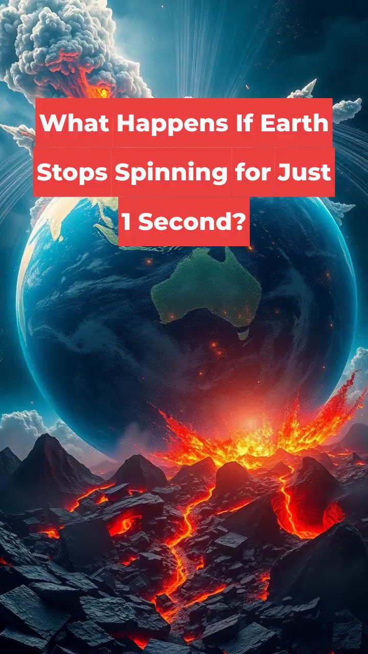 What Happens If Earth Stops Spinning for Just 1 Second?
