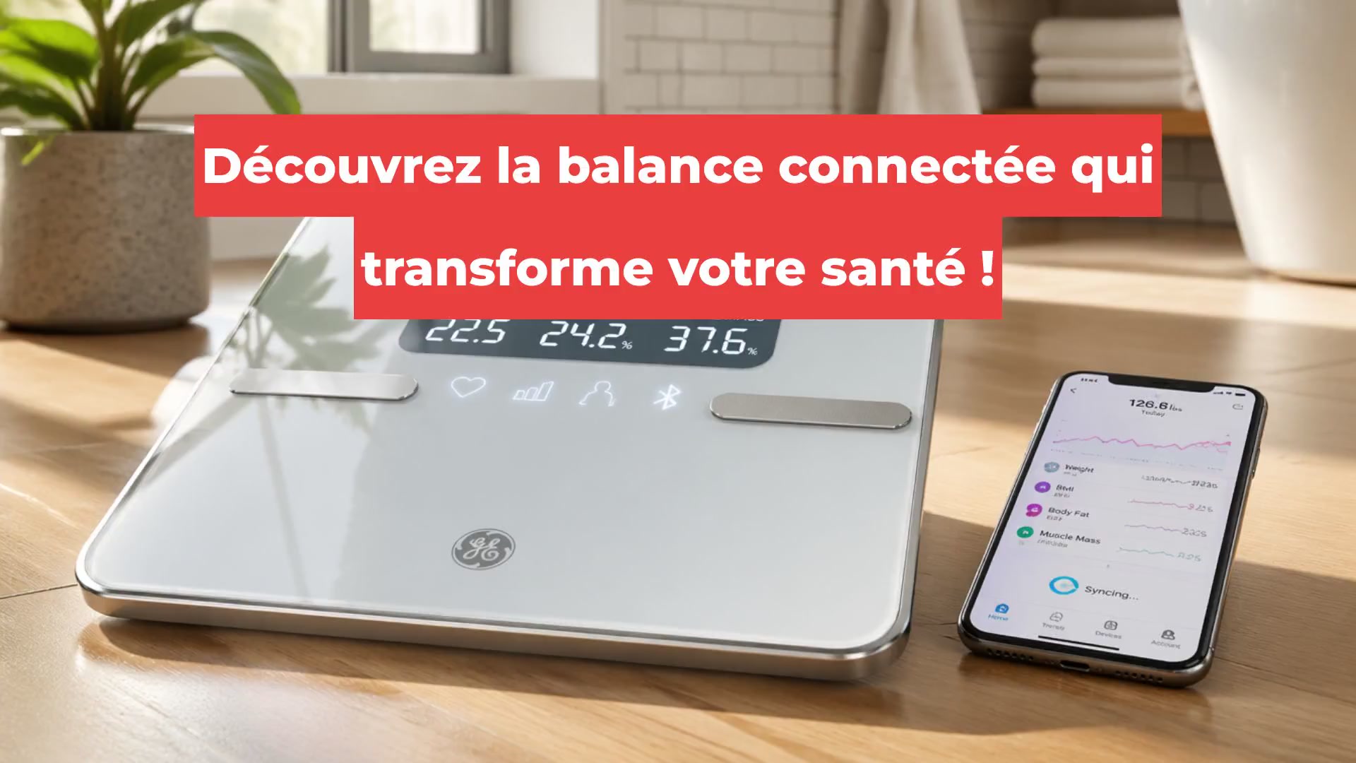 Découvrez la balance connectée qui transforme votre santé !