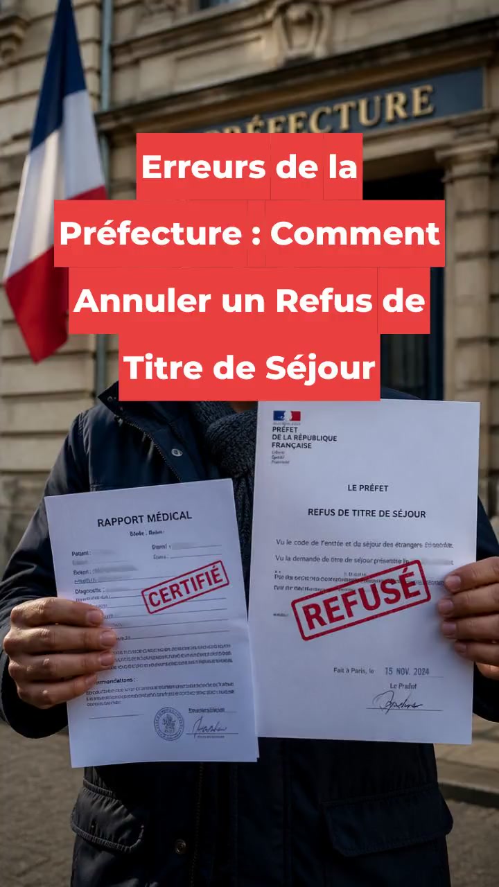 Erreurs de la Préfecture : Comment Annuler un Refus de Titre de Séjour