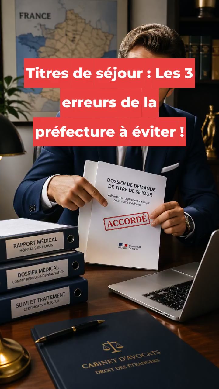Titres de séjour : Les 3 erreurs de la préfecture à éviter !