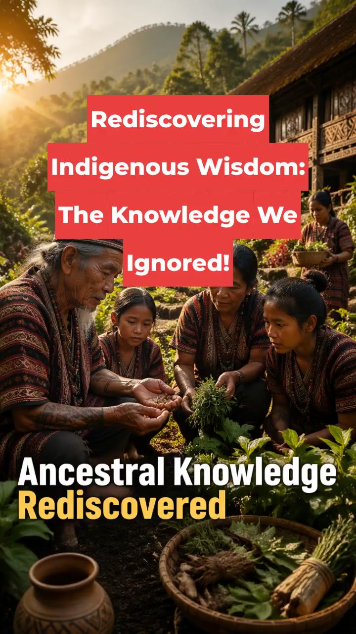 Rediscovering Indigenous Wisdom: The Knowledge We Ignored!