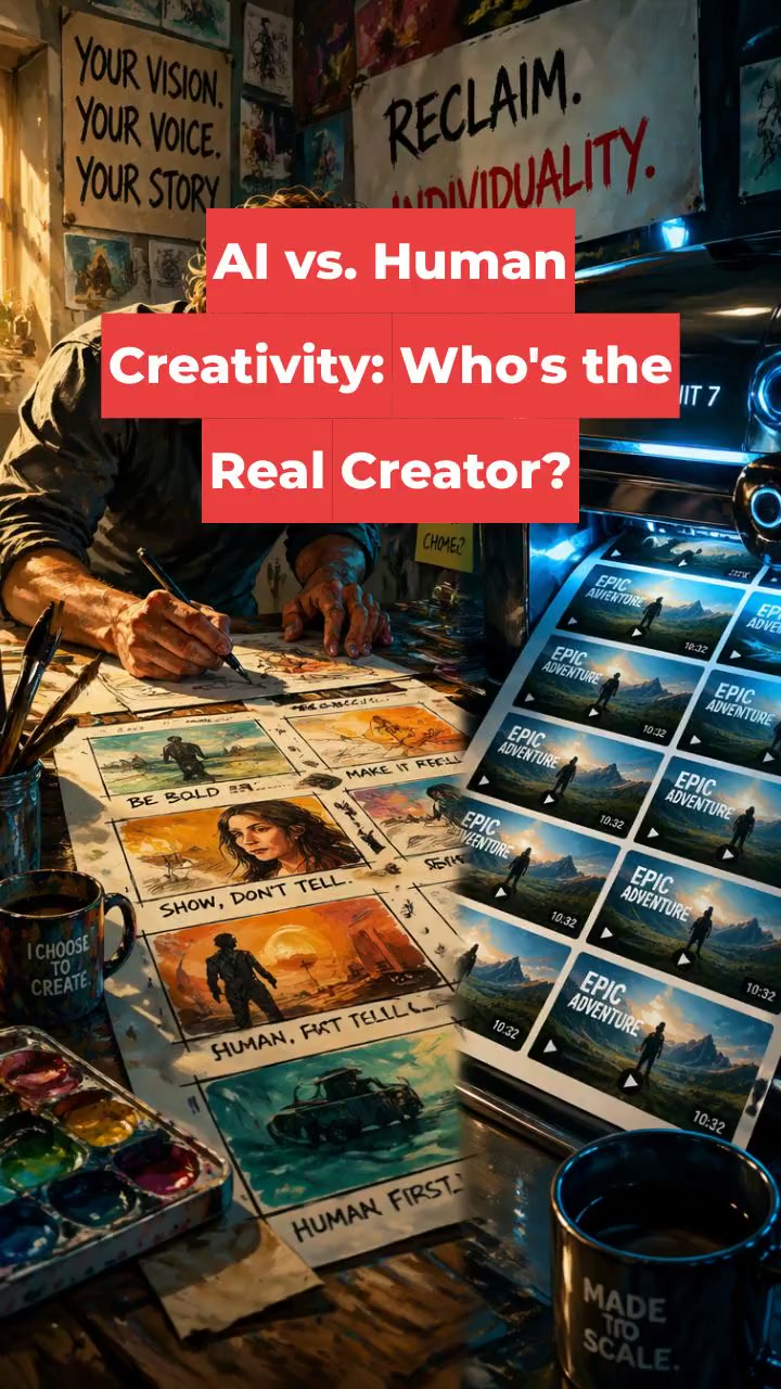 AI vs. Human Creativity: Who's the Real Creator?