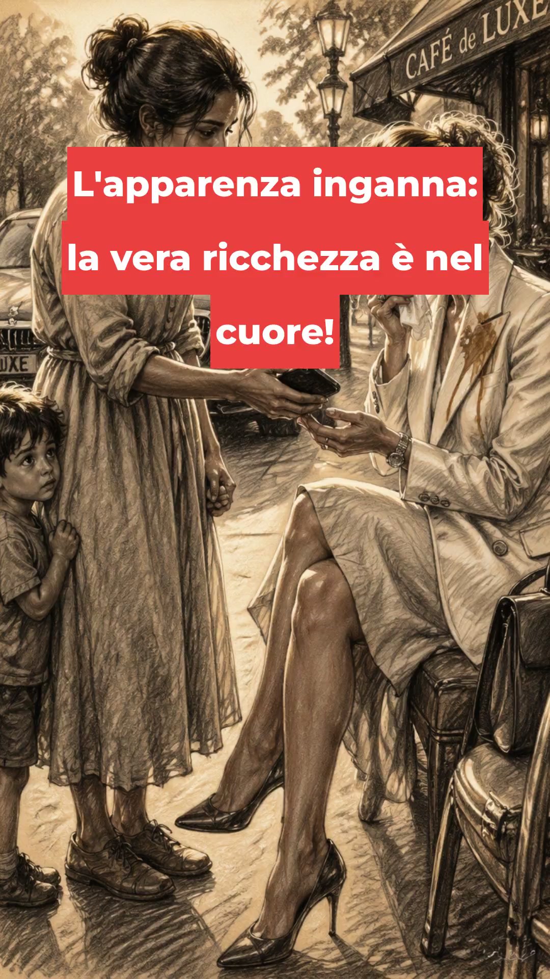 L'apparenza inganna: la vera ricchezza è nel cuore!