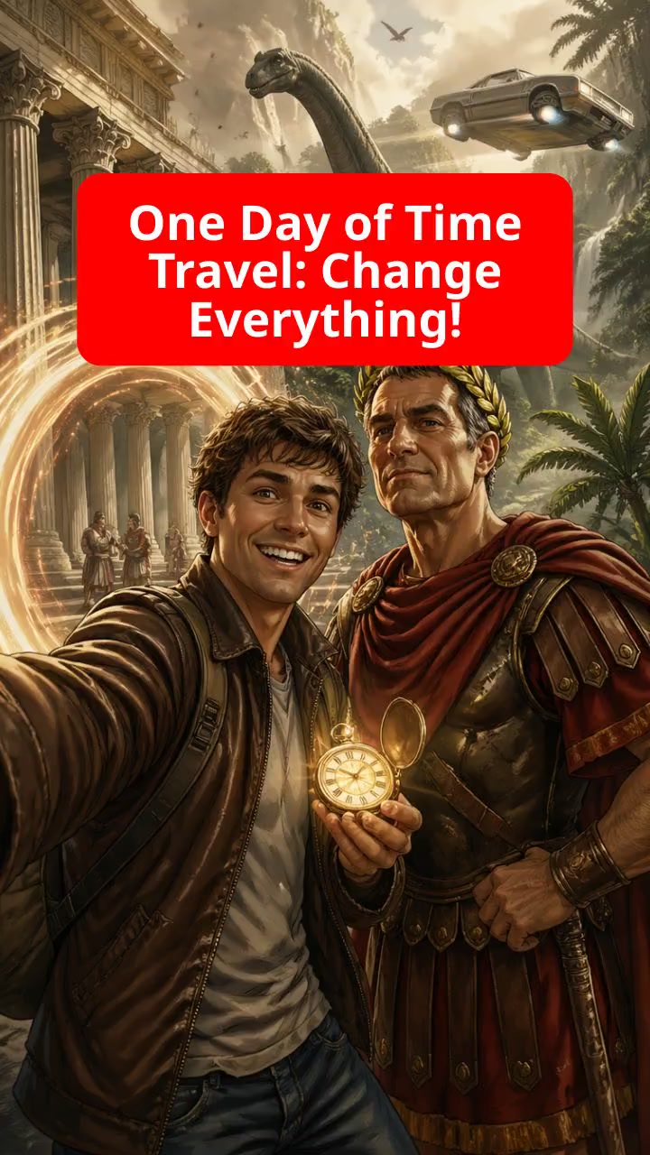 One Day of Time Travel: Change Everything!