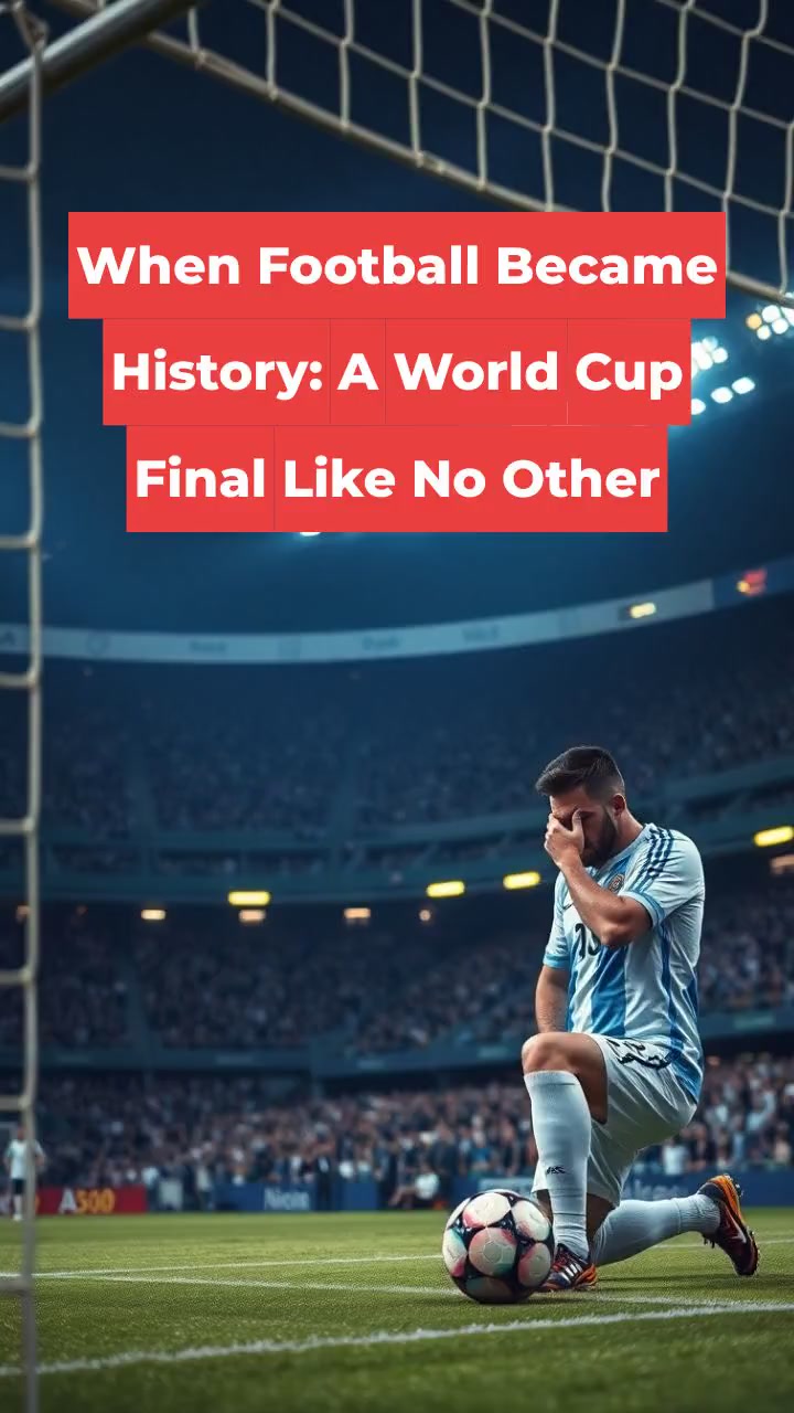 When Football Became History: A World Cup Final Like No Other