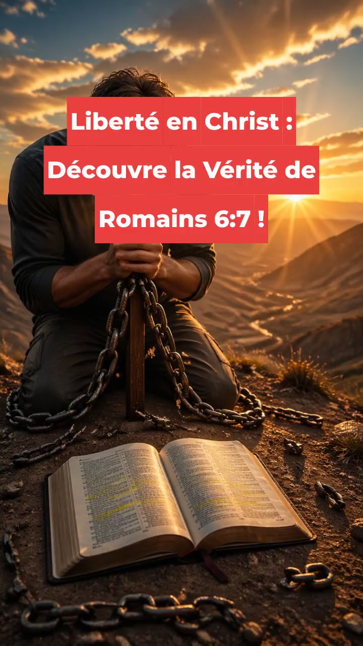 Liberté en Christ : Découvre la Vérité de Romains 6:7 !