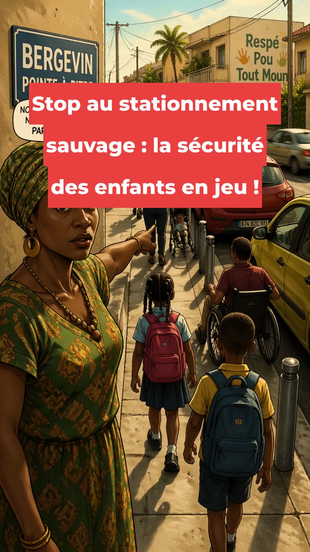 Stop au stationnement sauvage : la sécurité des enfants en jeu !