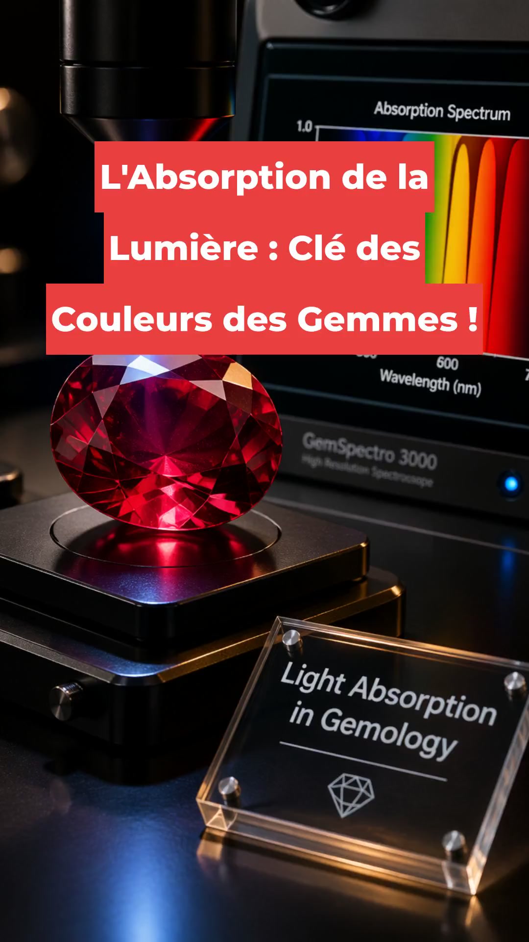 L'Absorption de la Lumière : Clé des Couleurs des Gemmes !