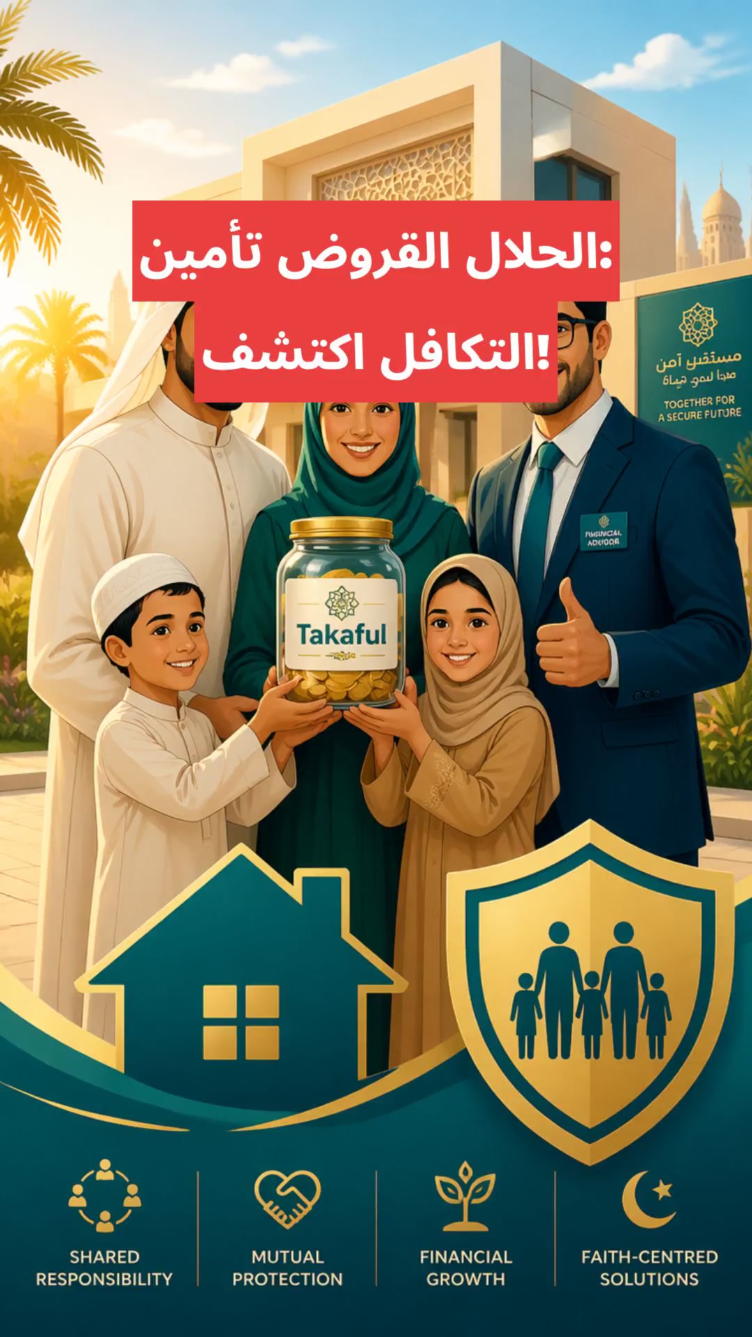 تأمين القروض الحلال: اكتشف التكافل!