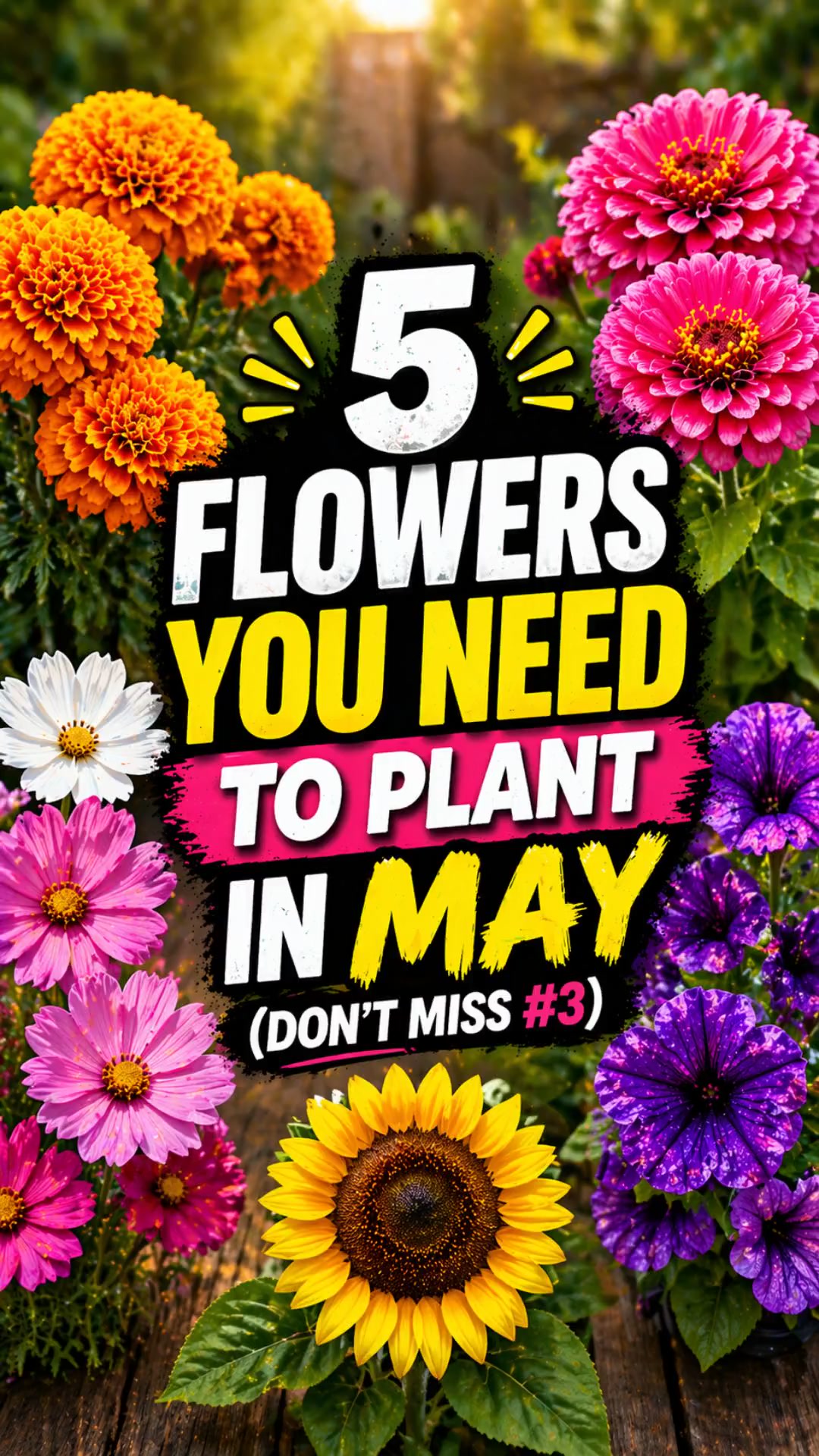 Top 5 Fast-Growing Flowers to Plant in May!