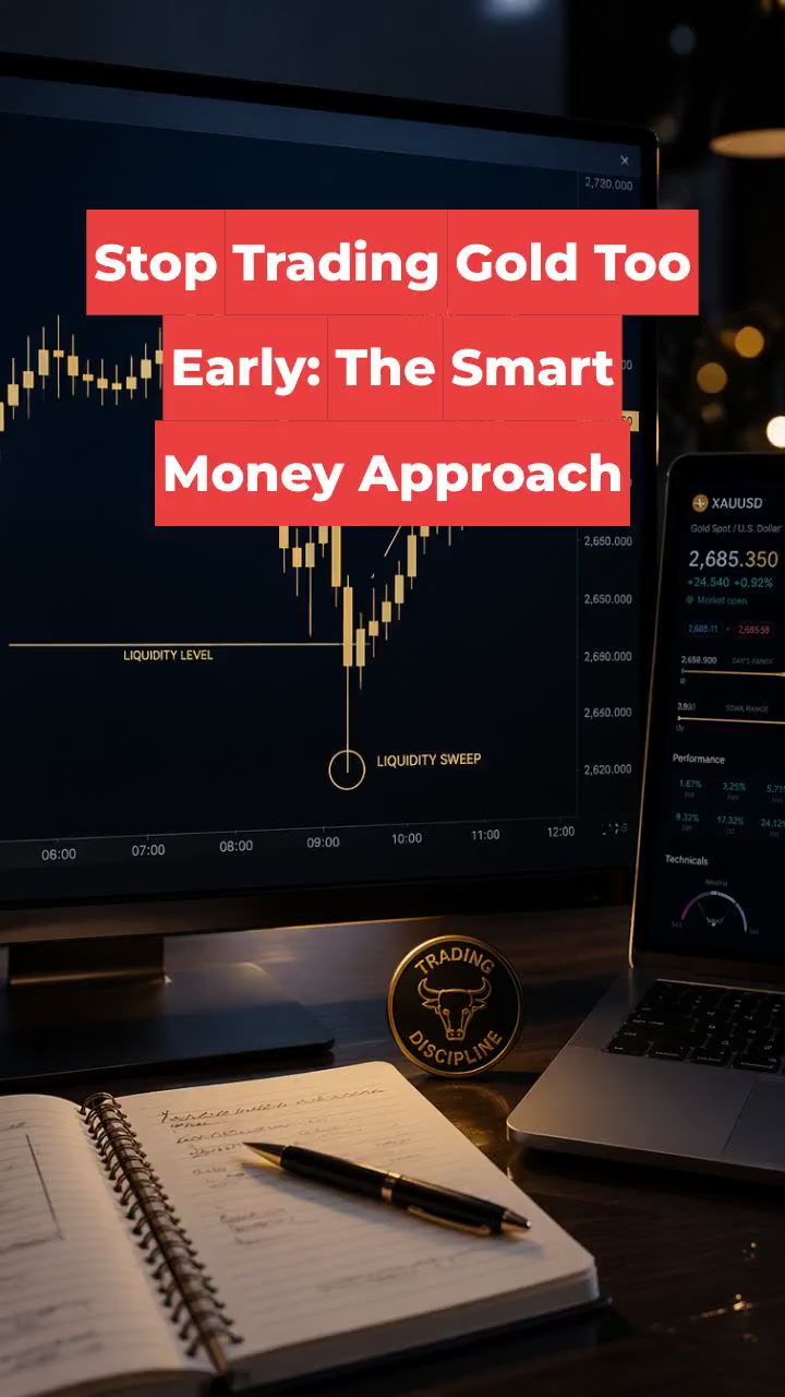 Stop Trading Gold Too Early: The Smart Money Approach