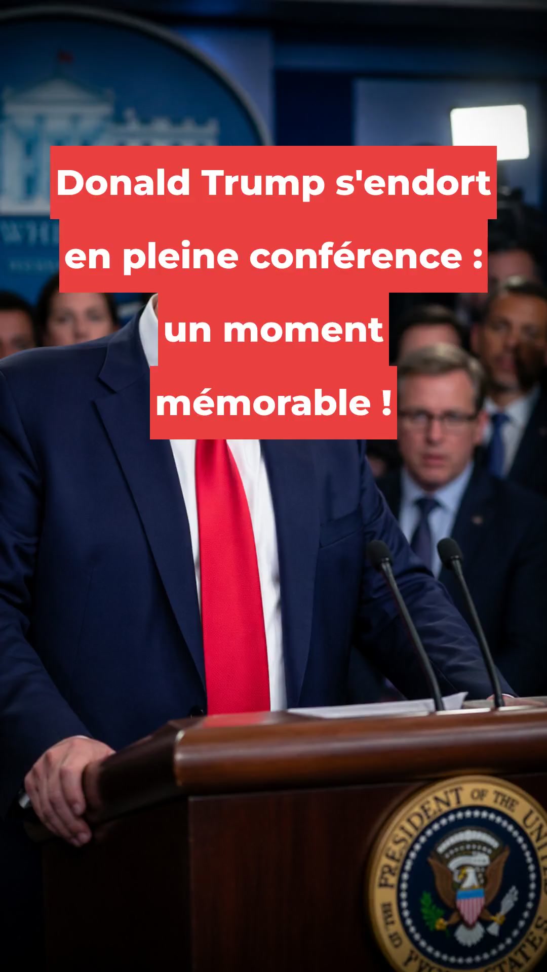 Donald Trump s'endort en pleine conférence : un moment mémorable !