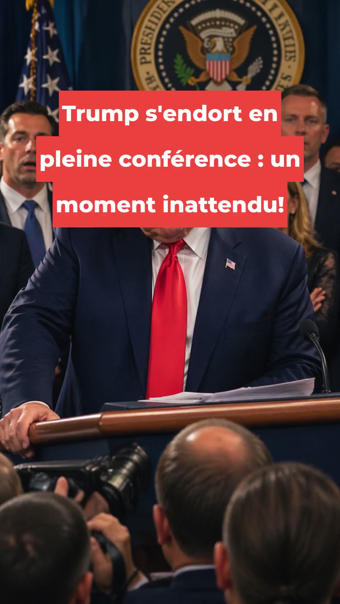 Trump s'endort en pleine conférence : un moment inattendu!