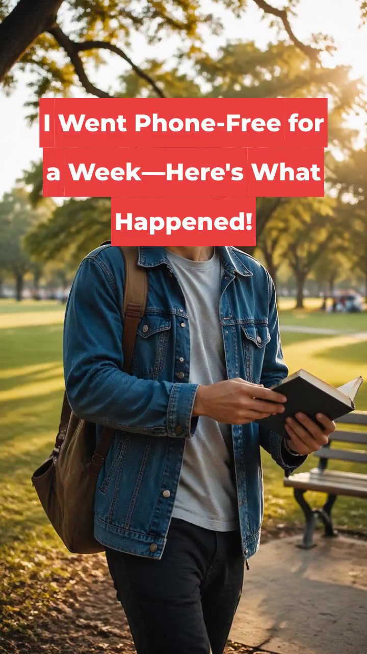 I Went Phone-Free for a Week—Here's What Happened!