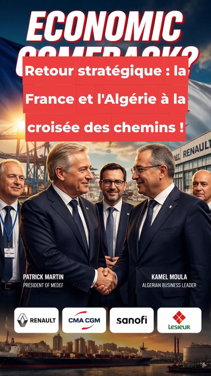 Retour stratégique : la France et l'Algérie à la croisée des chemins !