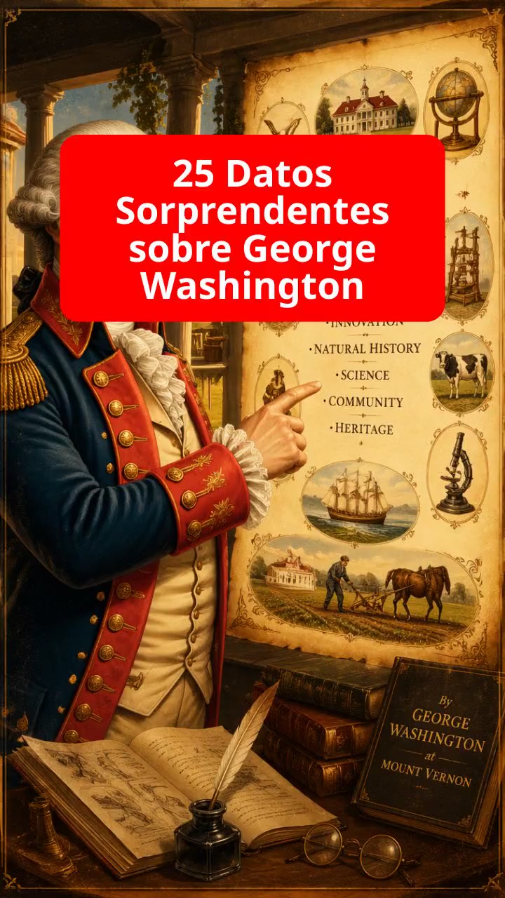 25 Datos Sorprendentes sobre George Washington