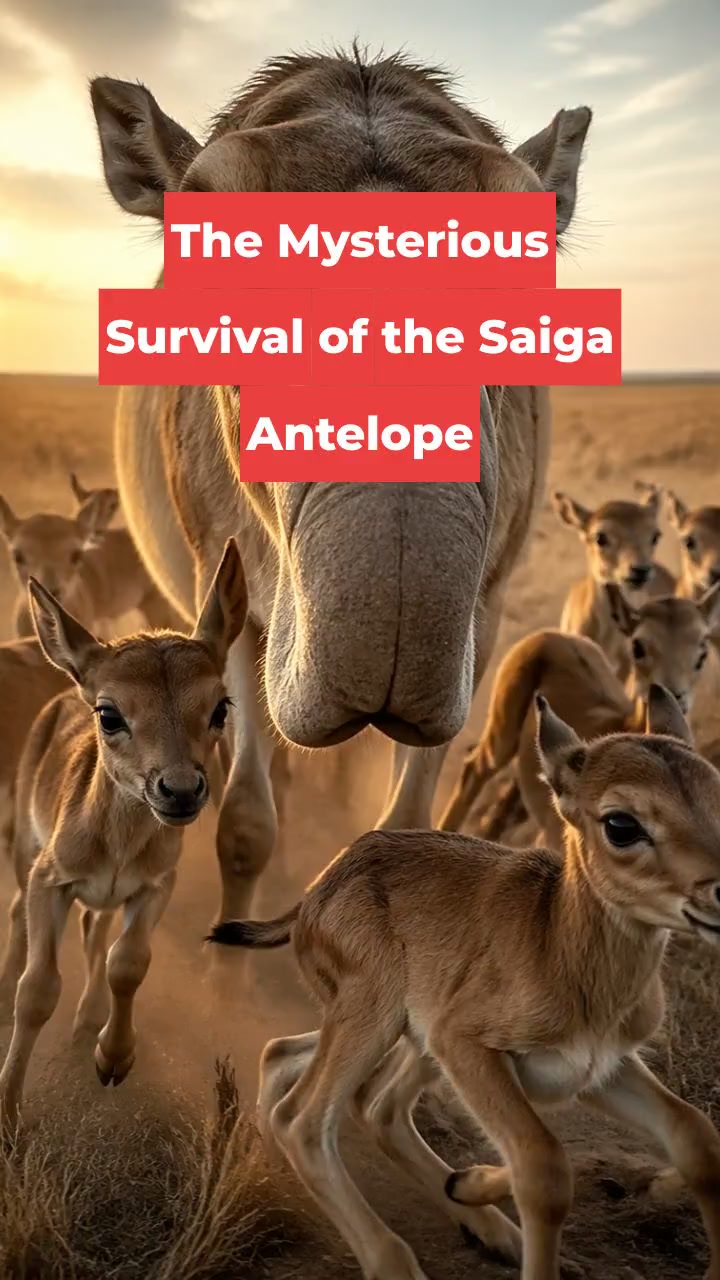 The Mysterious Survival of the Saiga Antelope