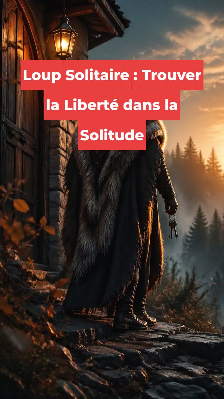 Loup Solitaire : Trouver la Liberté dans la Solitude