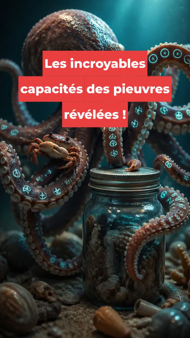 Les incroyables capacités des pieuvres révélées !