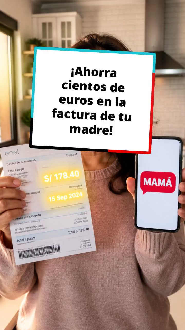 ¡Ahorra cientos de euros en la factura de tu madre!