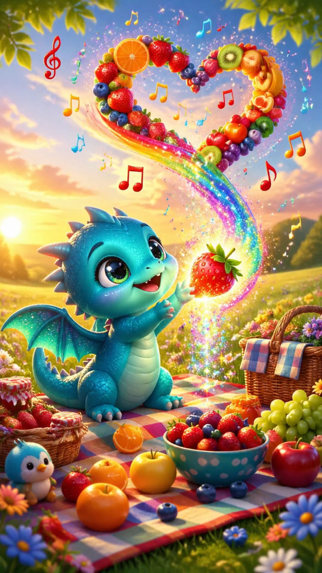 The Magical Rainbow Picnic Adventure!