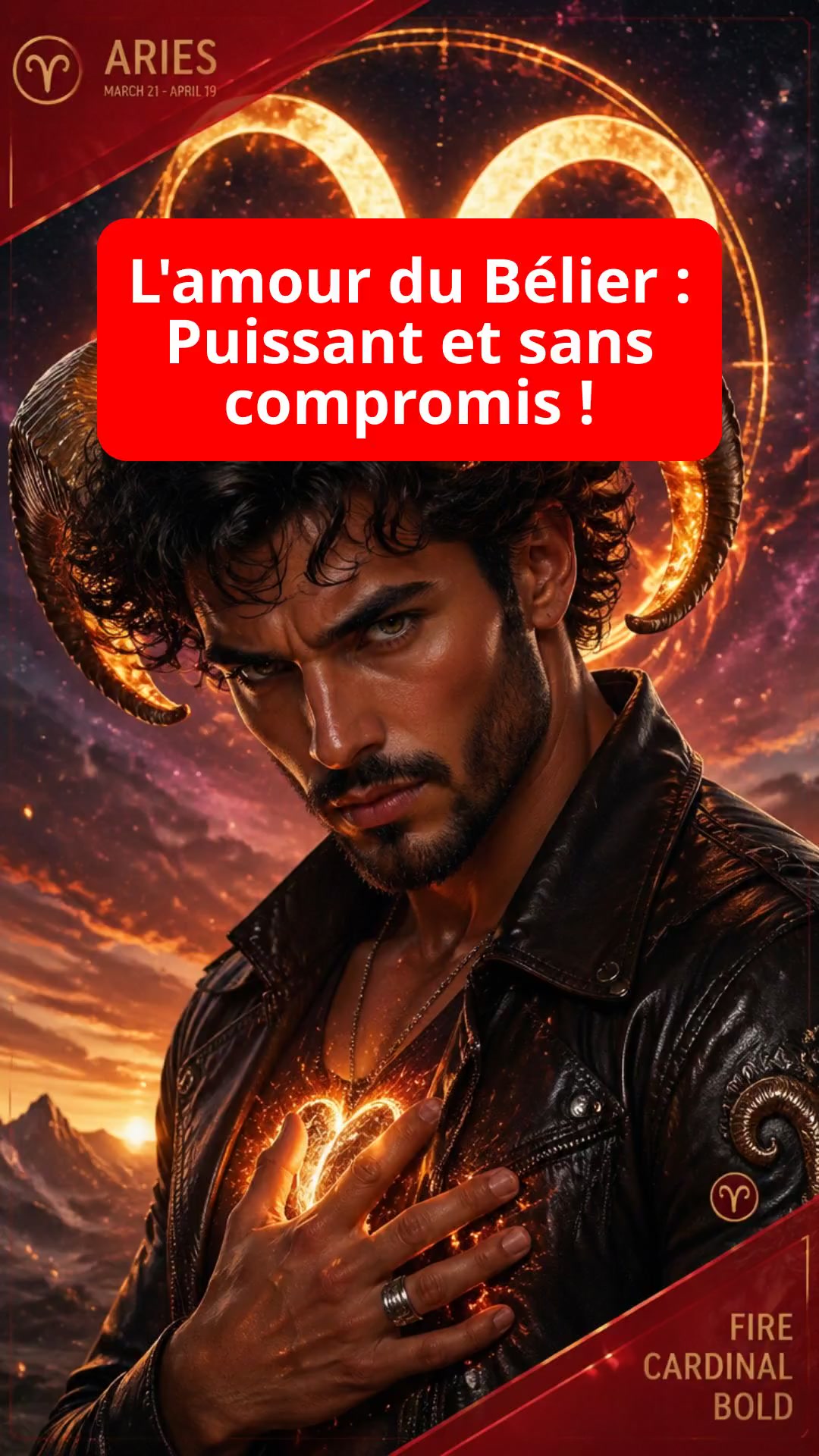 L'amour du Bélier : Puissant et sans compromis !