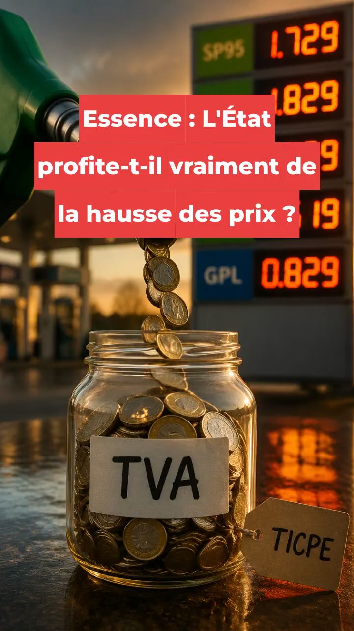 L’État s’enrichit-il grâce à la hausse des prix du carburant ?