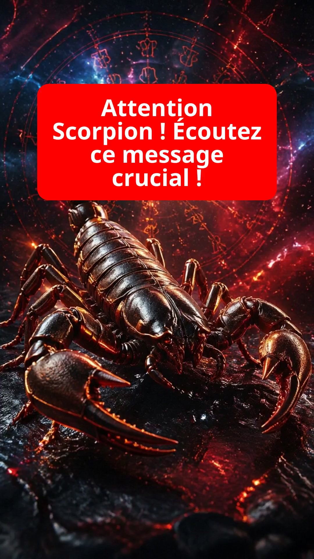 Attention Scorpion ! Écoutez ce message crucial !
