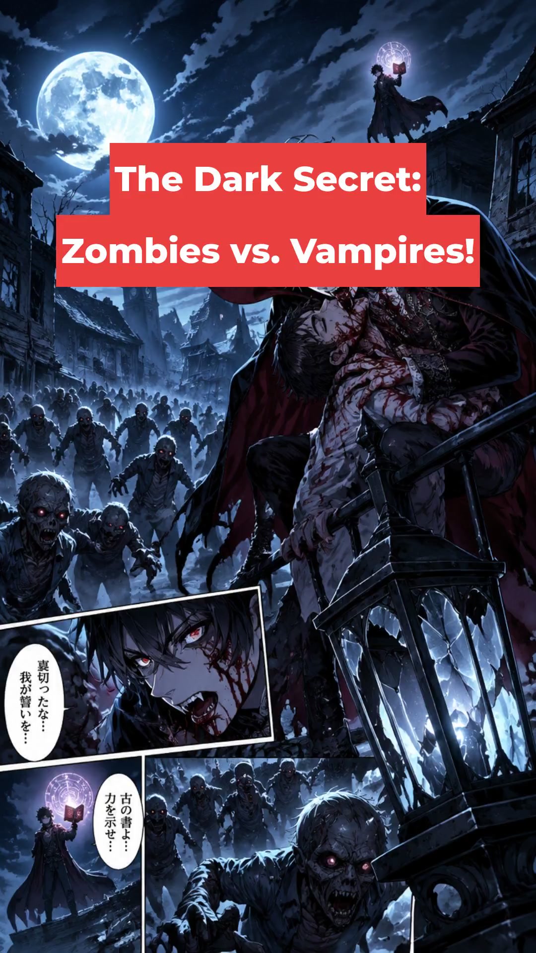 The Dark Secret: Zombies vs. Vampires!