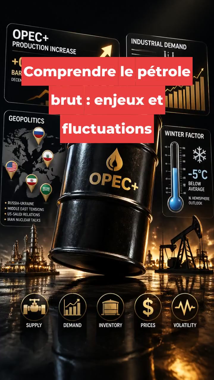 Comprendre le pétrole brut : enjeux et fluctuations