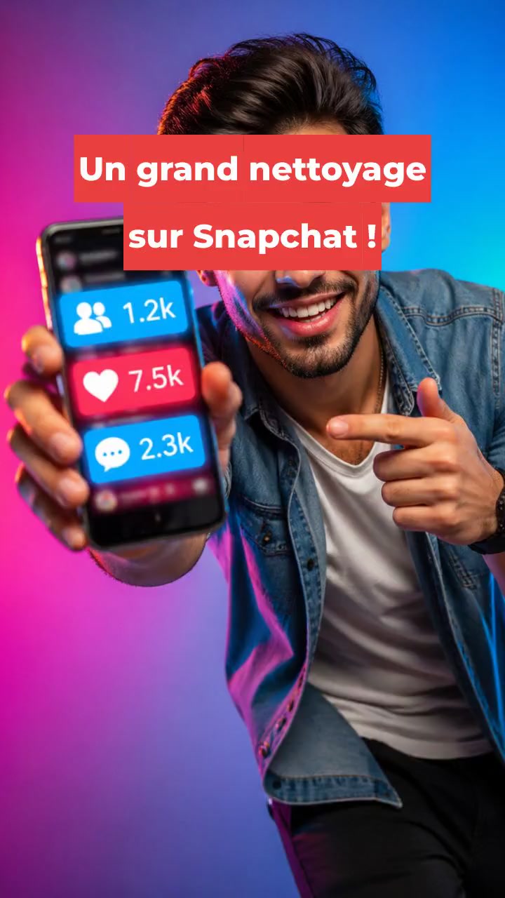 Un grand nettoyage sur Snapchat !