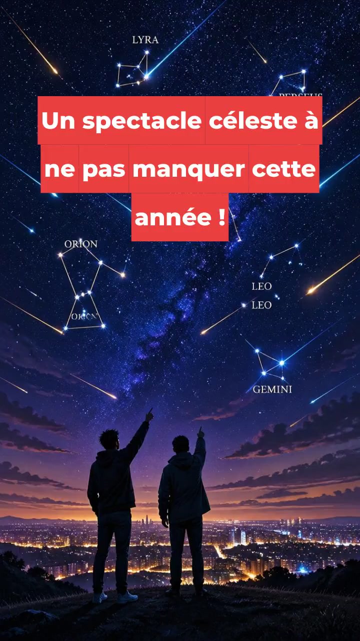 Un spectacle céleste à ne pas manquer cette année !