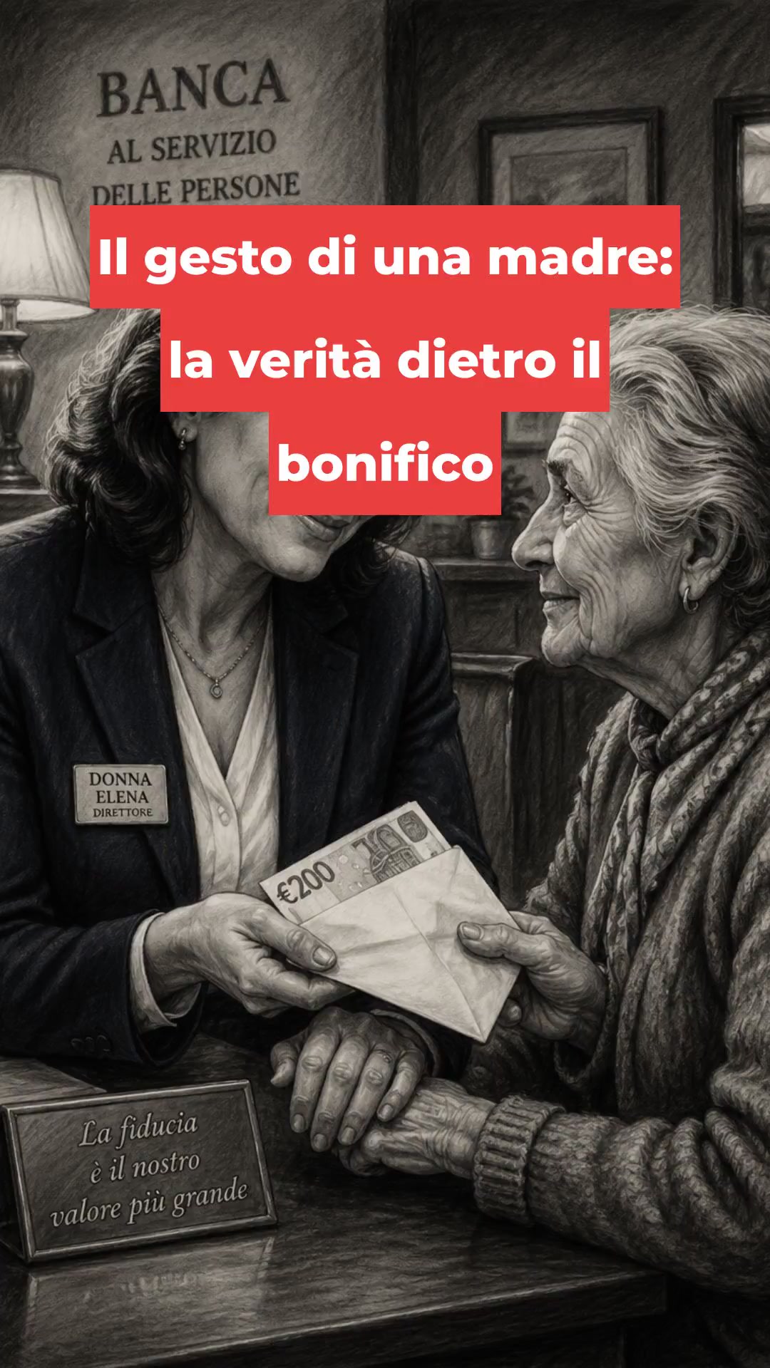 Il gesto di una madre: la verità dietro il bonifico
