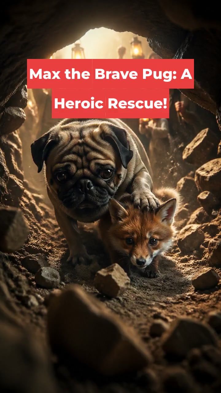 Max the Brave Pug: A Heroic Rescue!