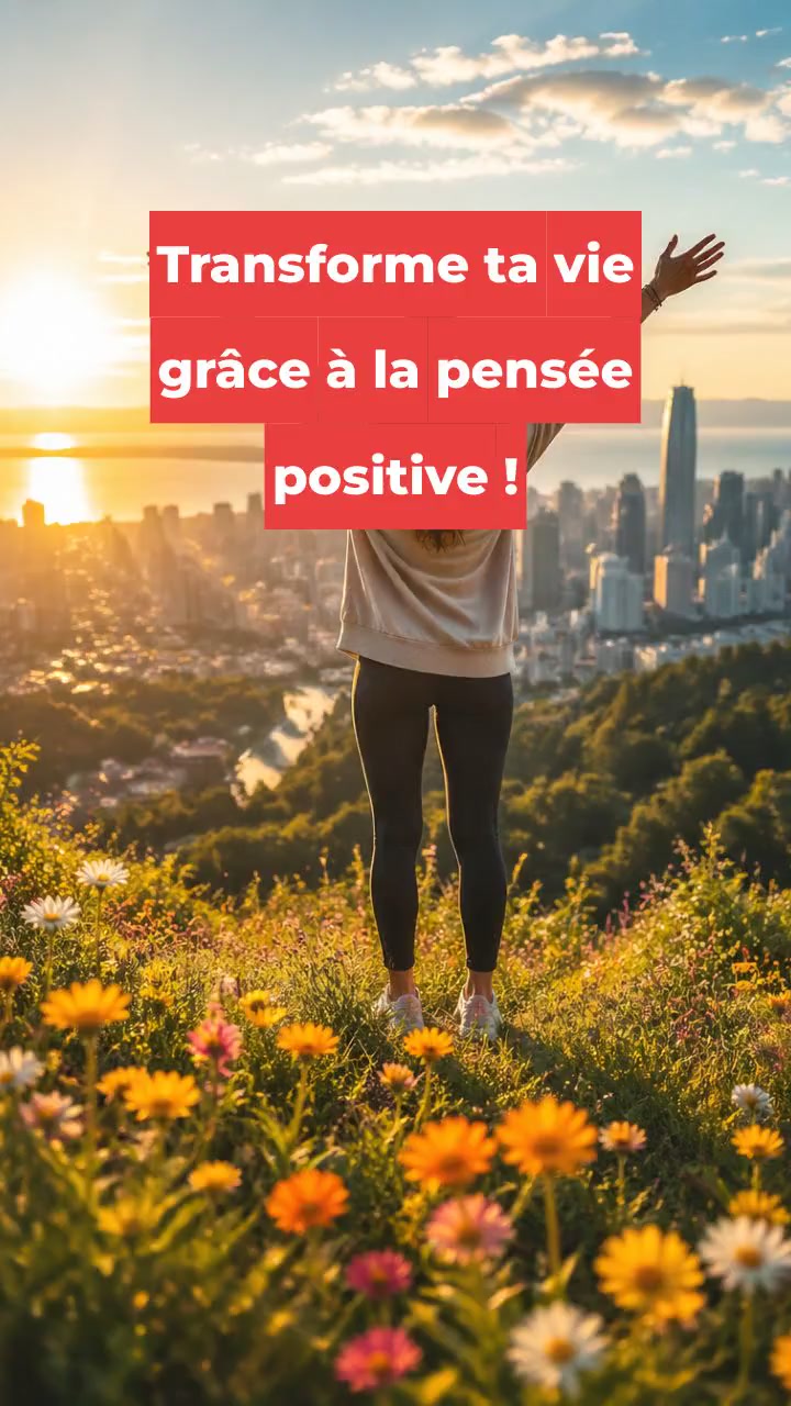 Transforme ta vie grâce à la pensée positive !