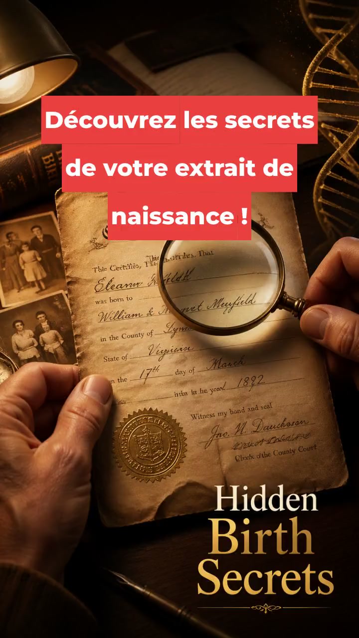 Découvrez les secrets de votre extrait de naissance !