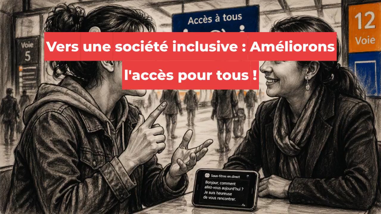 Vers une société inclusive : Améliorons l'accès pour tous !